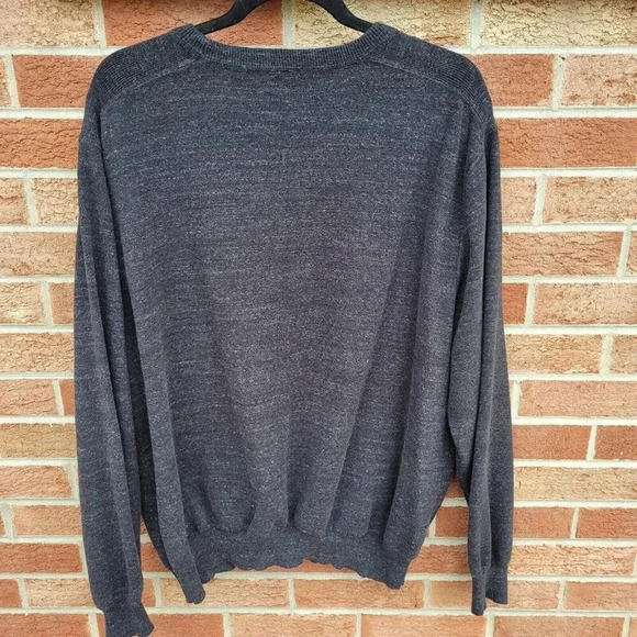 Polo Ralph Lauren Grey Sweater Men's Size XXL Crew Neck Pullover 100% Cotton - Picture 2 of 6